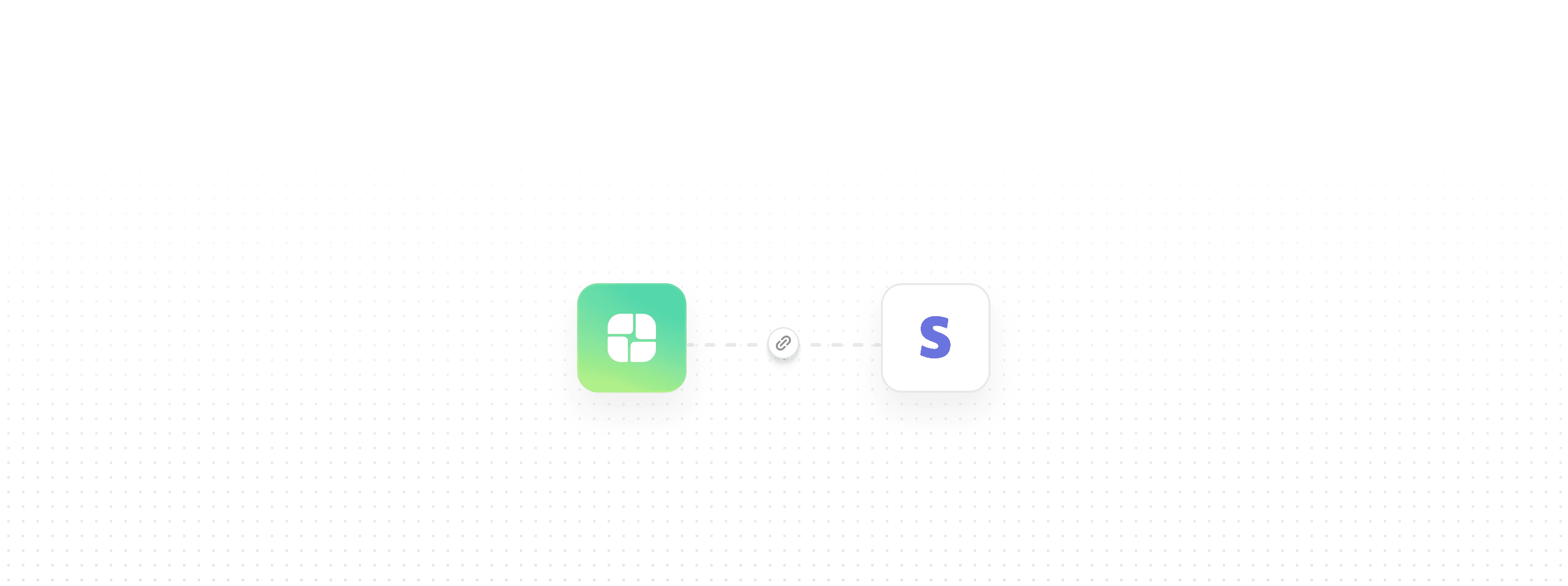 ClaiOS app icon linked to the Stripe logo