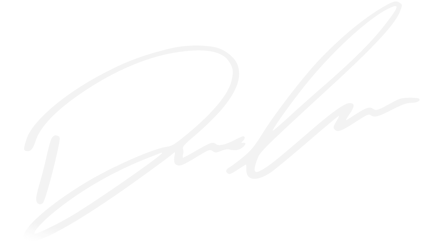 Handwritten ink signature